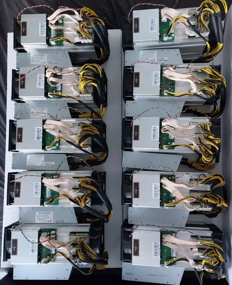 10 x Bitmain Antminer S9i 14 TH/s inc APW3++ 1600W  - Brains OS+